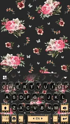 Vintage Floral Theme android App screenshot 0